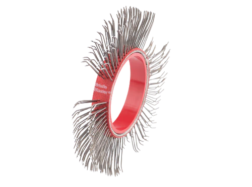 Bristle Blaster® Cepillo, acero, rojo 23 mm.
