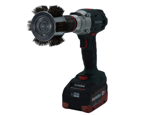 Decapower Cepillo Multipropósito p/Taladro, azul, 43 mm