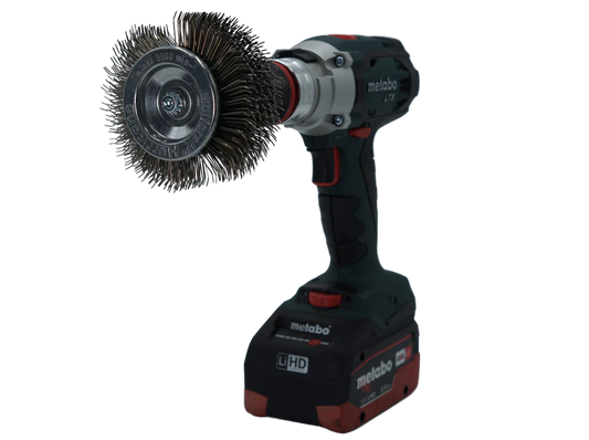 Decapower Cepillo Multipropósito p/Taladro, verde, 43 mm