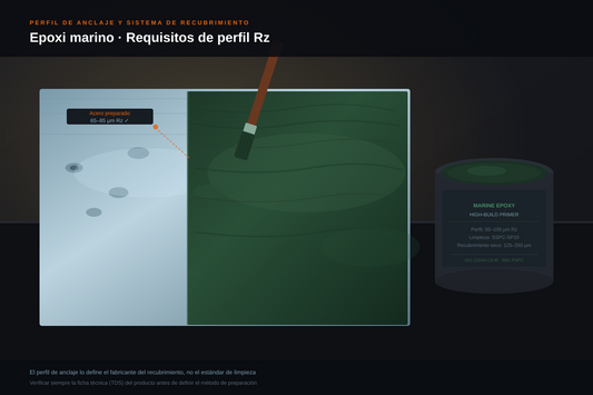 ¿Qué perfil de anclaje requiere un epoxi marino? | MontiPower LATAM