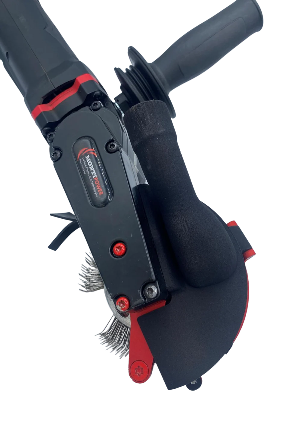 Guarda Protectora con salida para succión de aire. Bristle Blaster® Eléctrico Doble