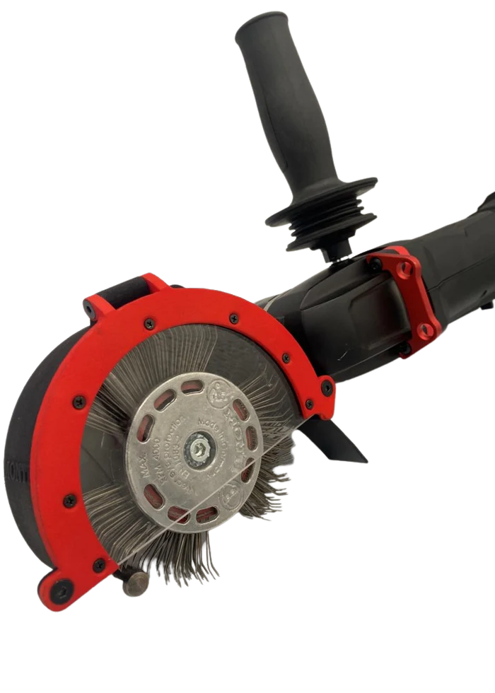 Guarda Protectora con salida para succión de aire. Bristle Blaster® Eléctrico Doble