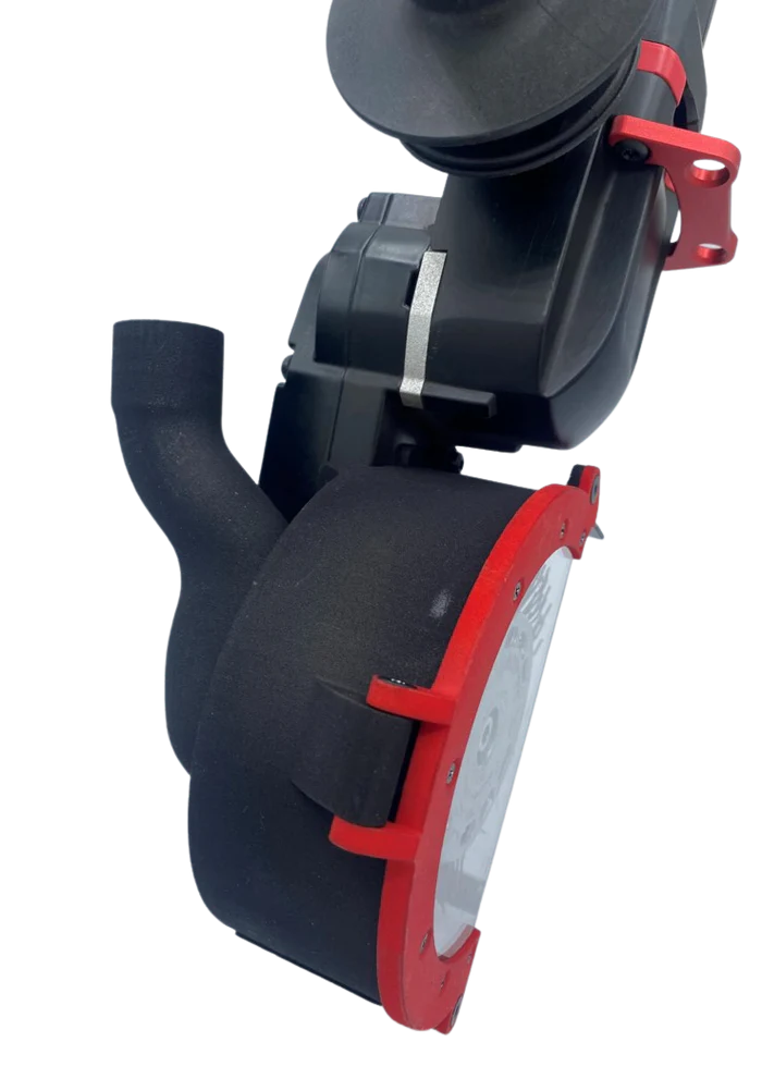 Guarda Protectora con salida para succión de aire. Bristle Blaster® Eléctrico Doble