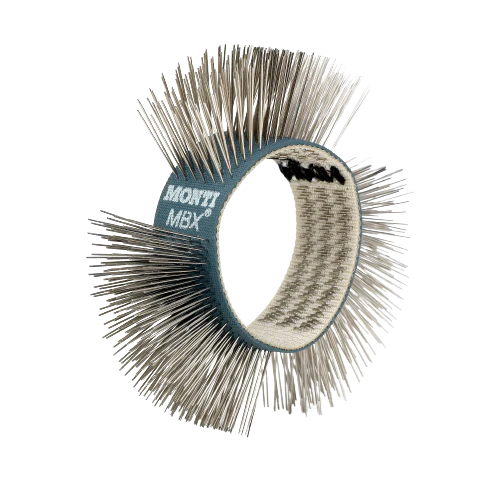 MBX® Cepillo , Acero Inoxidable, Grano Fino, Azul, 23 mm