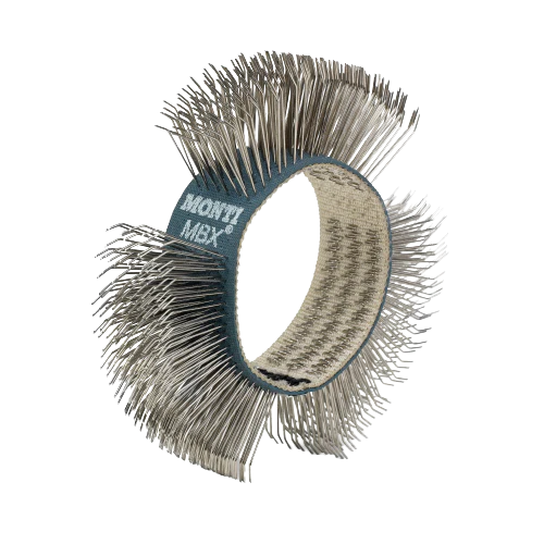 MBX® Cepillo , Acero Inoxidable, Grano grueso, Azul, 23 mm.