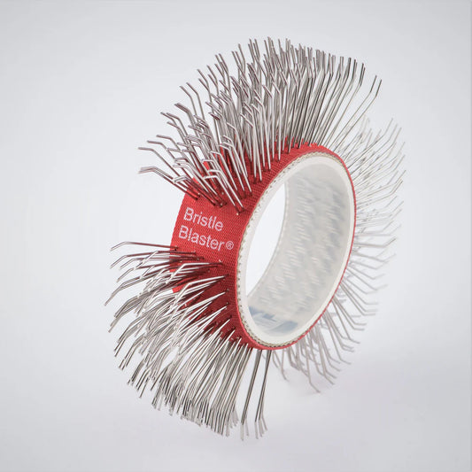 Bristle Blaster® Cepillo, acero inoxidable,  rojo 23 mm.